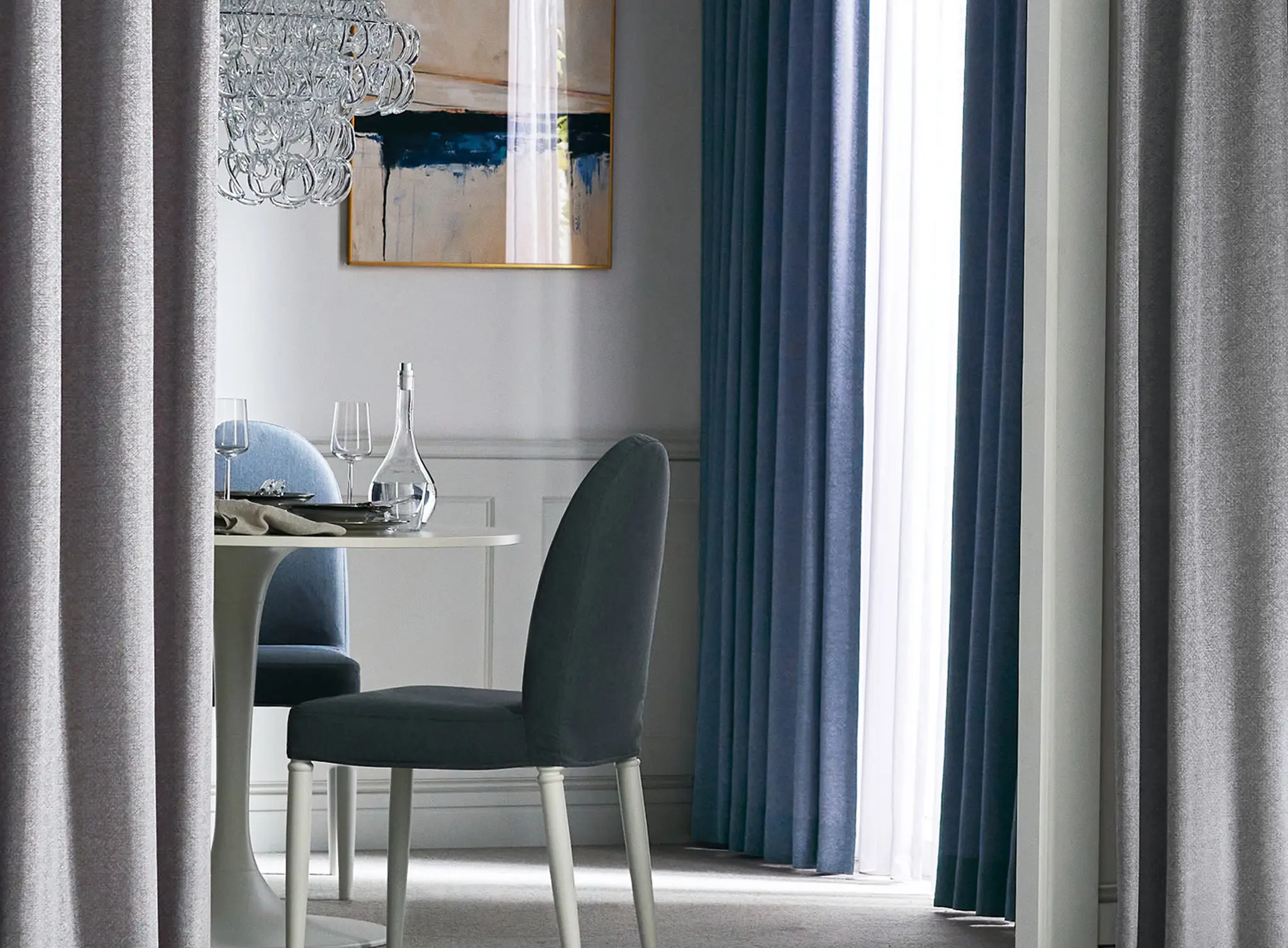 多様な空間を演出するカーテン「メロディア」